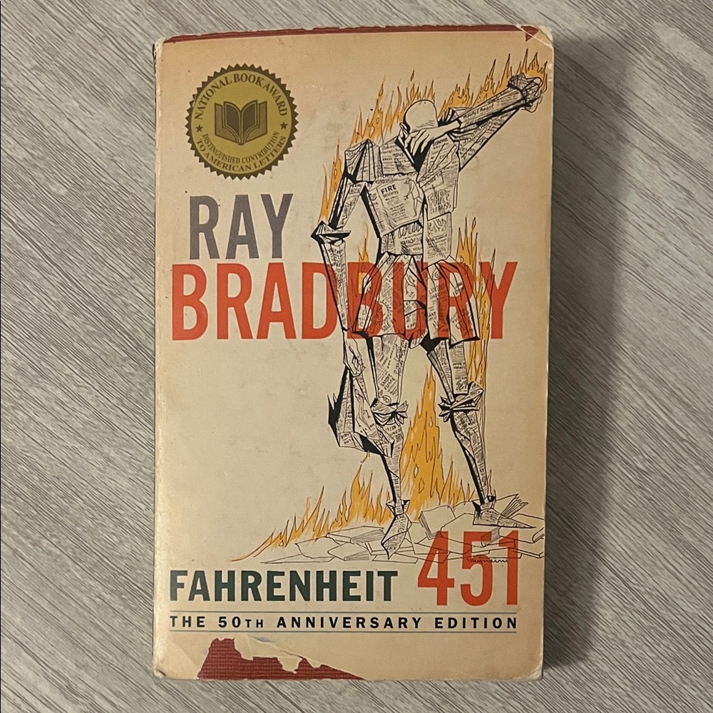 ‼️🔥Fahrenheit 451 50th Anniversary Edition Book🔥‼️